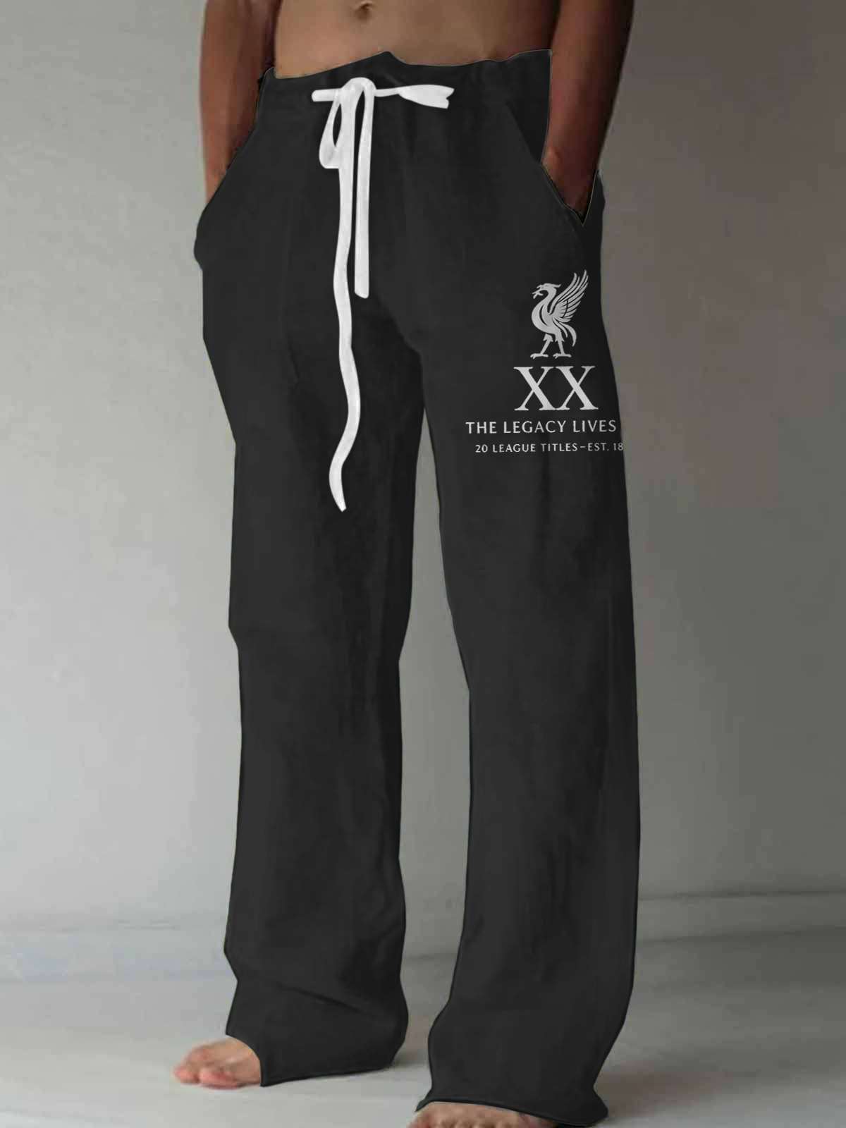 Liverpool Champions 2025 Men's Casual Elastic Waist Pants