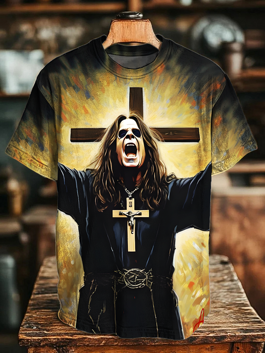Ozzy Osbourne Legendary Metal Magnetism Crew Neck T-shirt