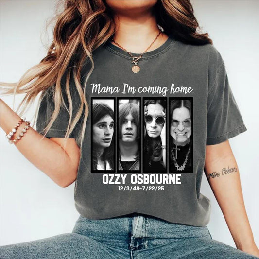 Mama I'm Coming Home RIP Ozzy Osbourne T-shirt