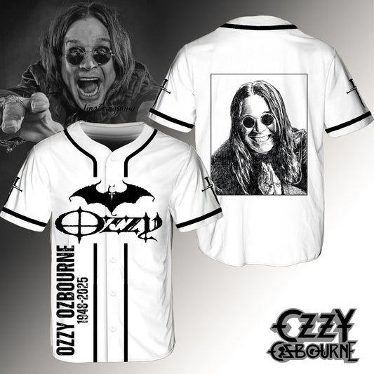 Ozzy Osbourne Baseball Jersey