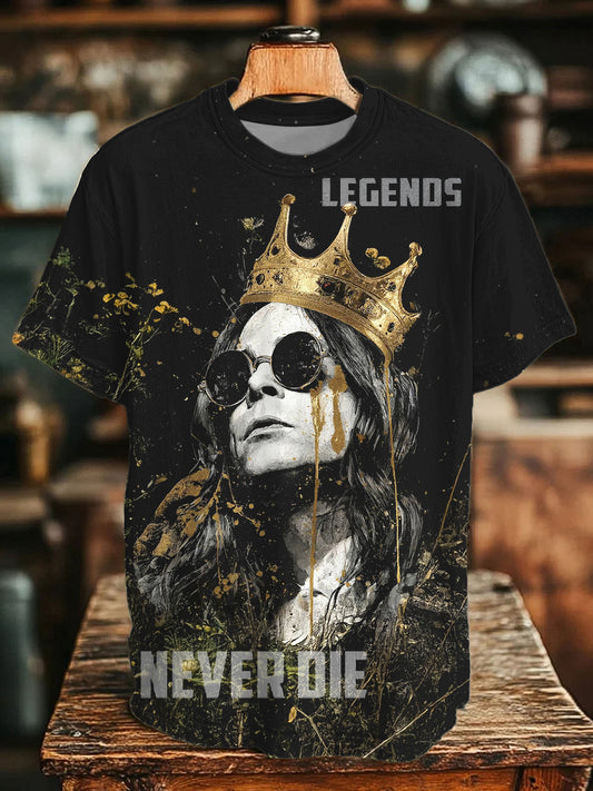Ozzy Osbourne Retro Crew Neck T-shirt