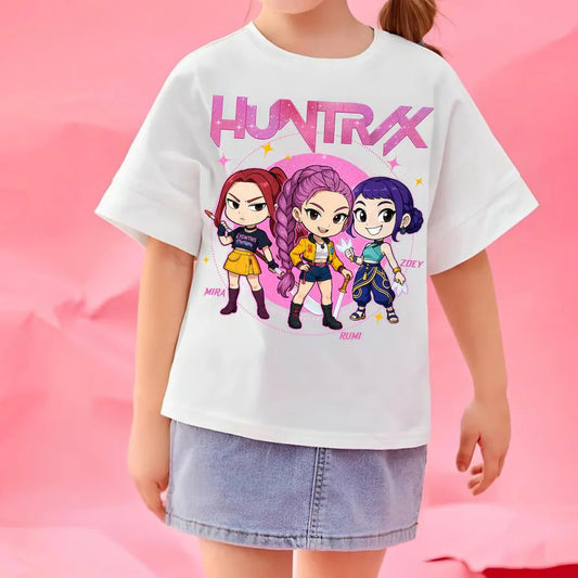 Huntrix Demon Hunters Comfort Colors Kids T-Shirts