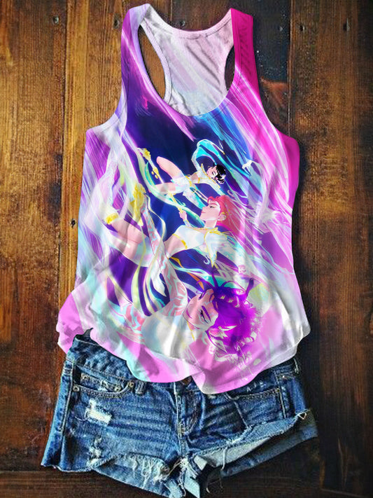 Demon Hunters Huntrix Printed Casual Tank Top