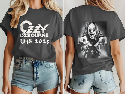 Ozzy Osbourne Crew Neck Cotton T-shirts