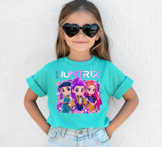Demon Hunter Huntrix Children's Cotton T-Shirts