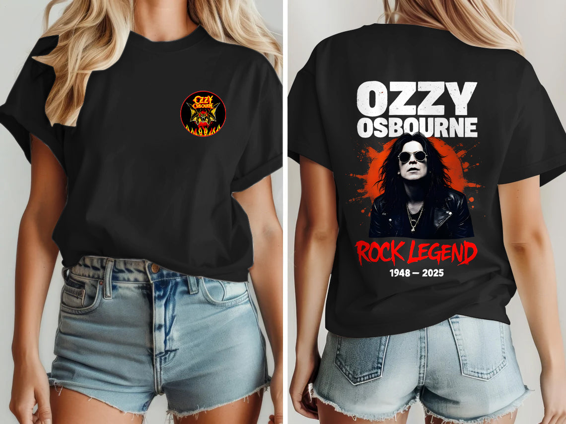 Ozzy Osbourne Unisex Cotton Crew Neck T-shirt