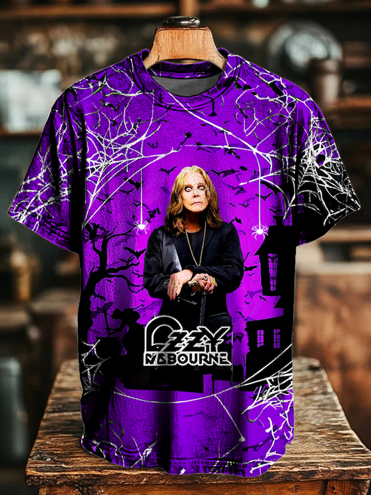 Blizzard Of Ozz Ozzy Osbourne Music Crew Neck T-shirt