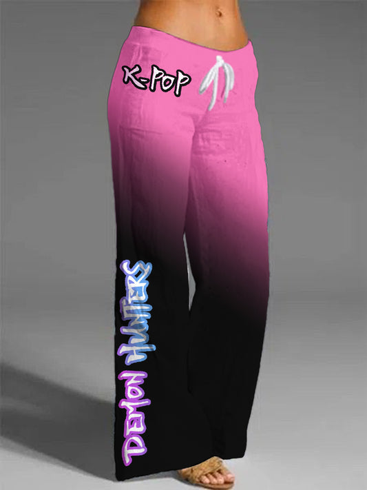 Demon Hunter Women's Printed Casual Pants
