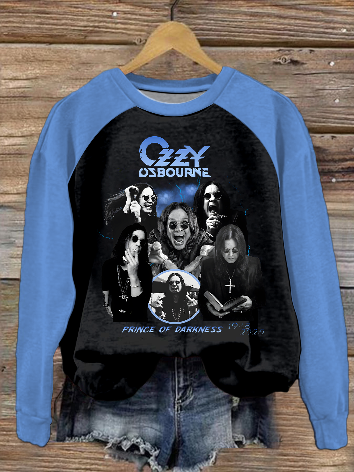 Ozzy Osbourne Long Sleeve Casual Top
