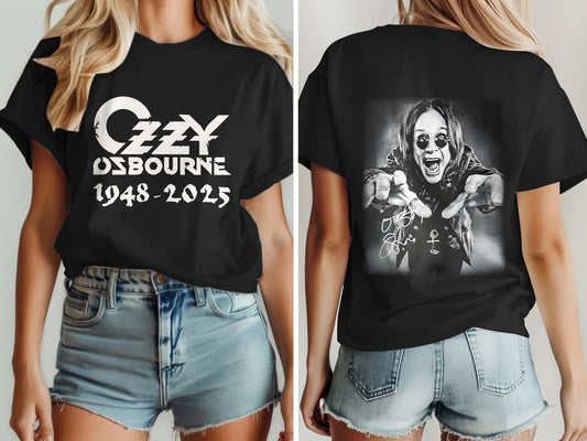 Ozzy Osbourne Crew Neck Cotton T-shirts