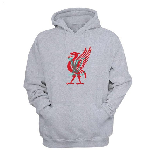 Unisex Liverpool Fans Long Sleeve Hooded Pocket Sweatshirt