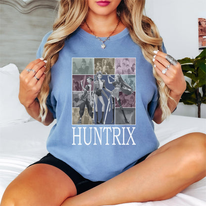 Huntrix Kpop Demo Movie Vintage Print Retro T-shirt