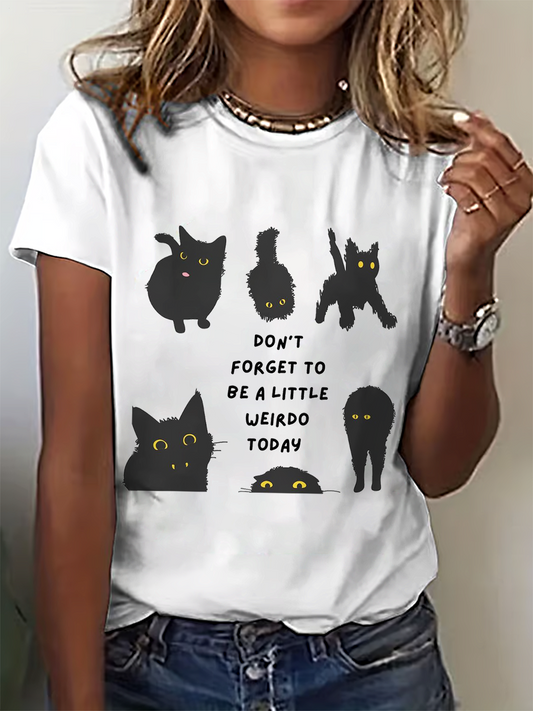 Don't Forget To Be A Litter Weido Today Crew Neck T-shirt
