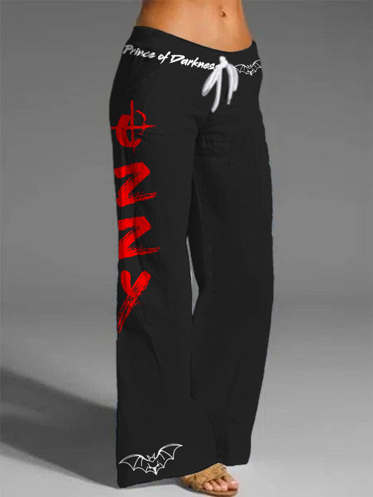 In Memory of Ozzy Osbourne  Printed Casual Pants