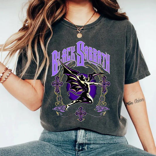 Black Sabbath Washed Cotton Short Sleeves