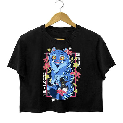 Derpy Tiger Demon Hunters Crop Top