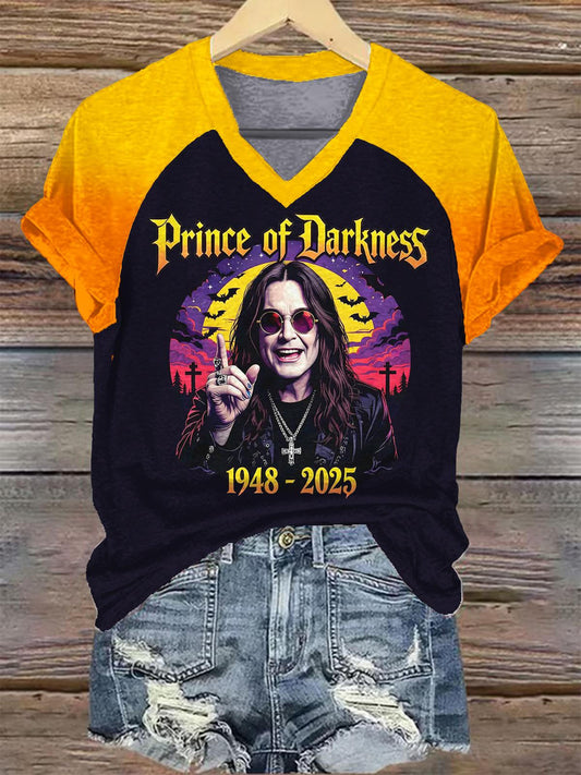 Women's Ozzy Osbourne Raglan V-Neck T-shirt