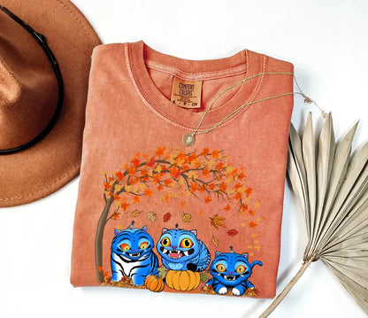 Halloween Hunter Tiger Crew Neck T-shirt
