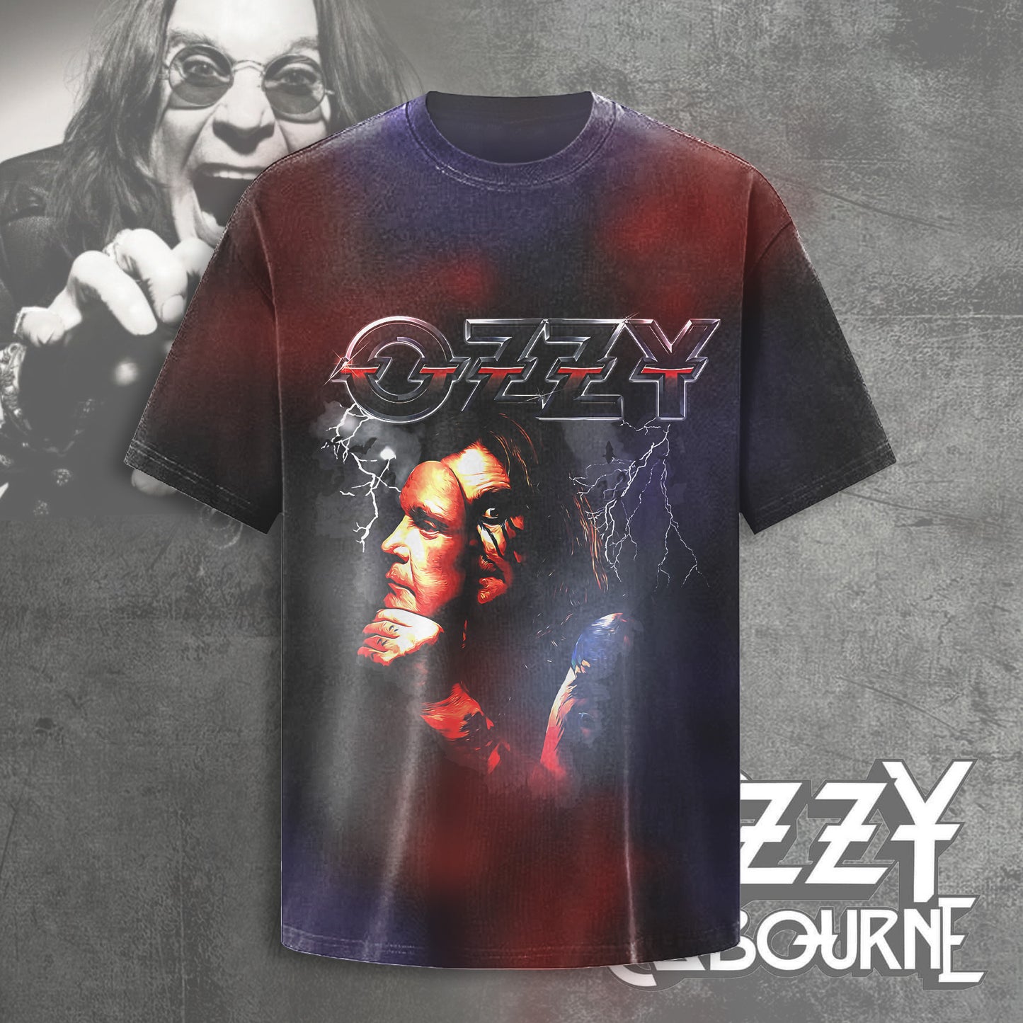 Ozzy Osbourne Crew Neck T-shirt