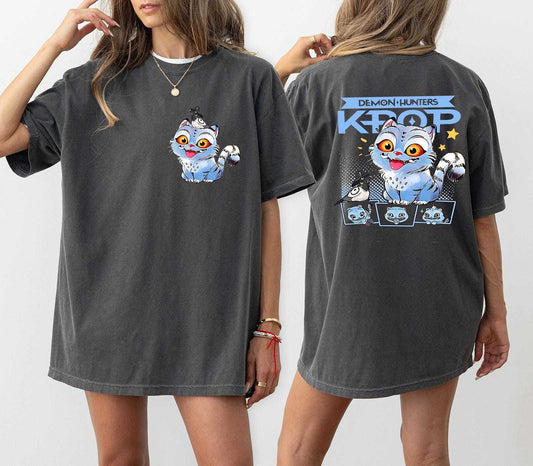 Huntrix Kpop Demo Movie Vintage Print Retro T-shirt