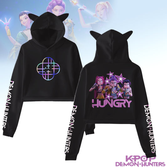 Demon Hunters Fur Rabbit Long Sleeve Hoodie