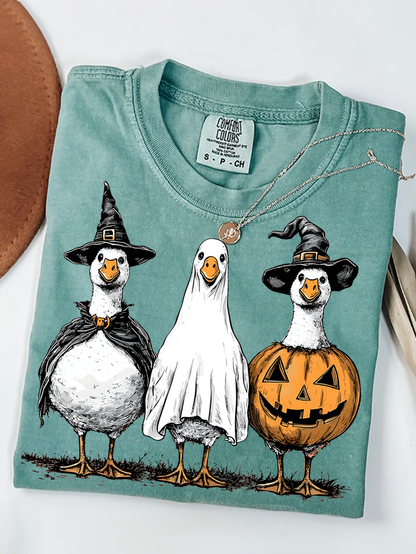 ブーゴースト ハロウィン グース レトロ Tシャツ