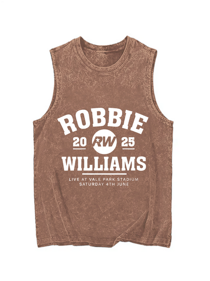 Robbie Williams Live 2025 Vintage Tank Top