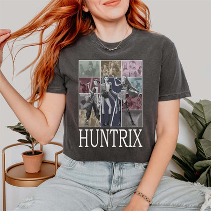 Huntrix Kpop Demo Movie Vintage Print Retro T-shirt