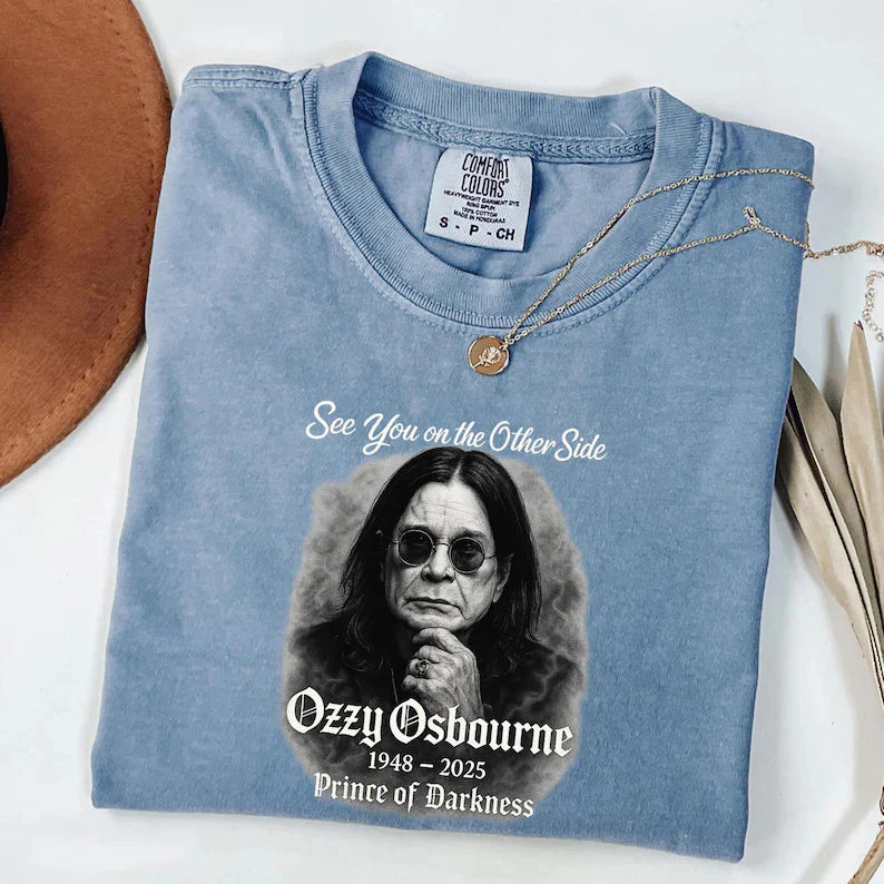 See You On The Other Side RIP 오지 워시드 티셔츠 