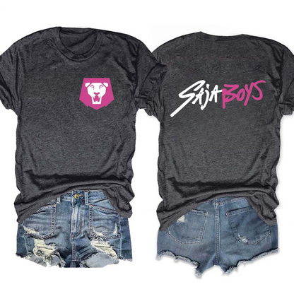 Saja Boys Kpop Demon Hunters Crew Neck T-shirt