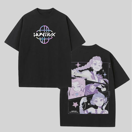 Demon Hunters Huntrix Print Crew Neck T-shirt