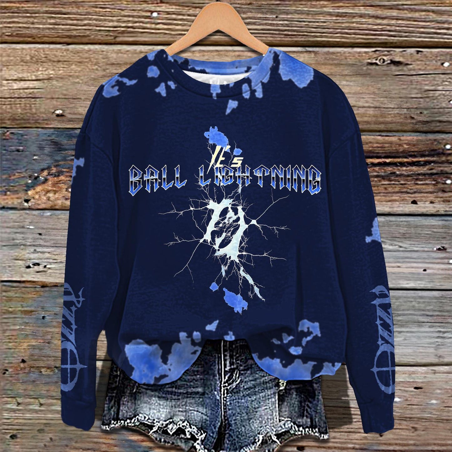In Memory of Ozzy Osbourne Printed Long Sleeve Casual Top