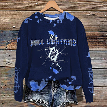 In Memory of Ozzy Osbourne Printed Long Sleeve Casual Top