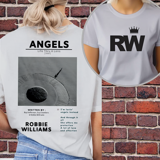 ロビー・ウィリアムズ ライブツアー 2025 クルーネック Tシャツ