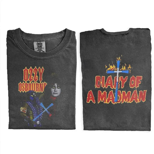 ヴィンテージグラフィック 1982 オジー ダイアリー・オブ・ア・マッドマン Tシャツ