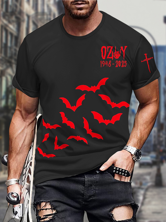 Rock Legend Memorial Round Neck Short Sleeve Men's T-shirt