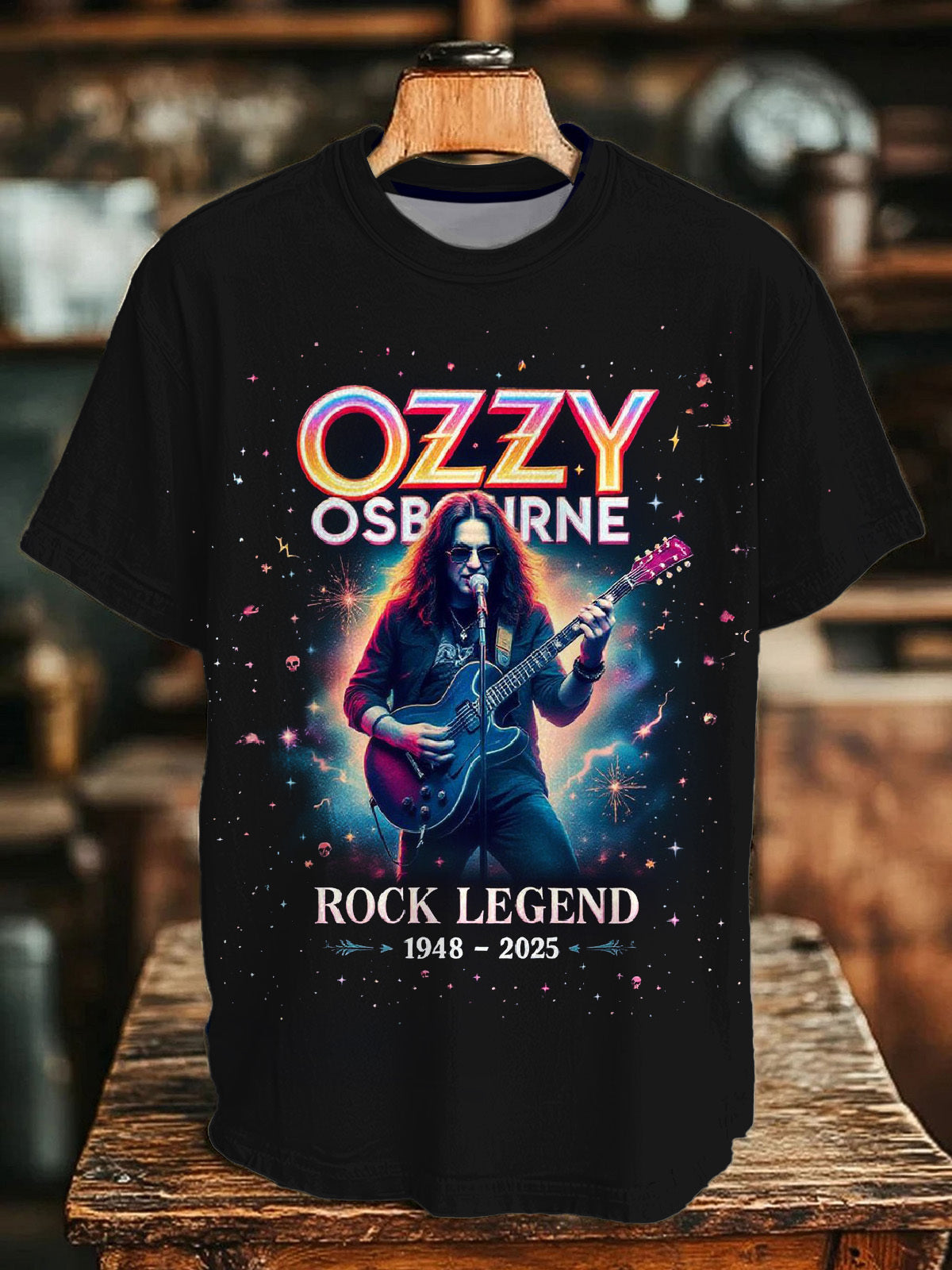 Ozzy Osbourne Unisex Cotton Crew Neck T-shirt