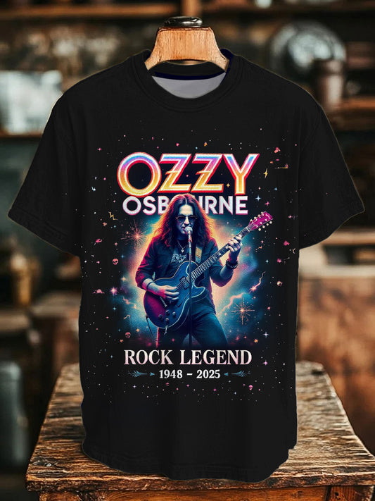 Ozzy Osbourne Unisex Cotton Crew Neck T-shirt
