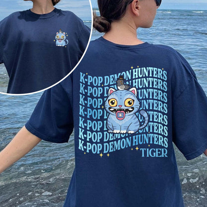 Demon Hunters Huntrix Print Crew Neck T-shirt