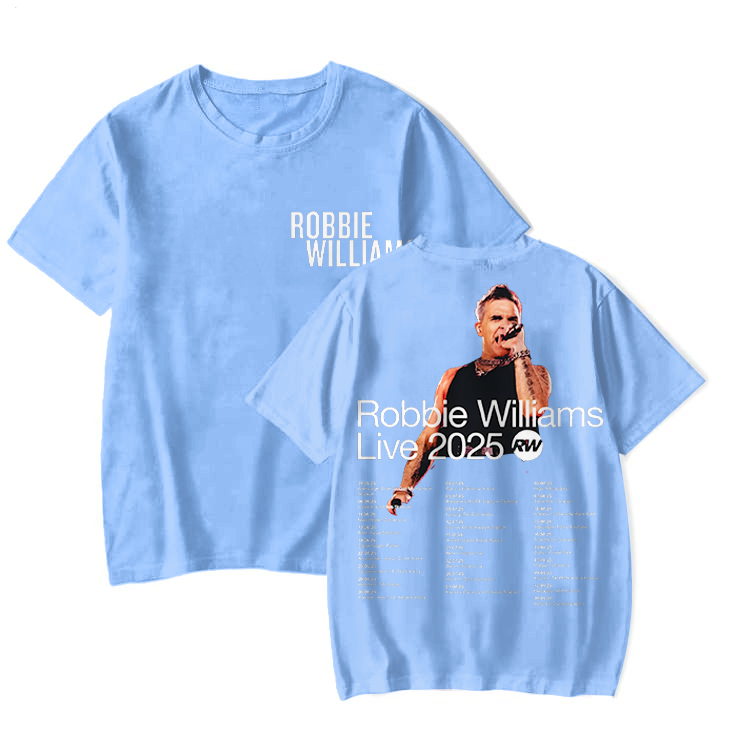 ロビー・ウィリアムズ ライブツアー 2025 クルーネック Tシャツ