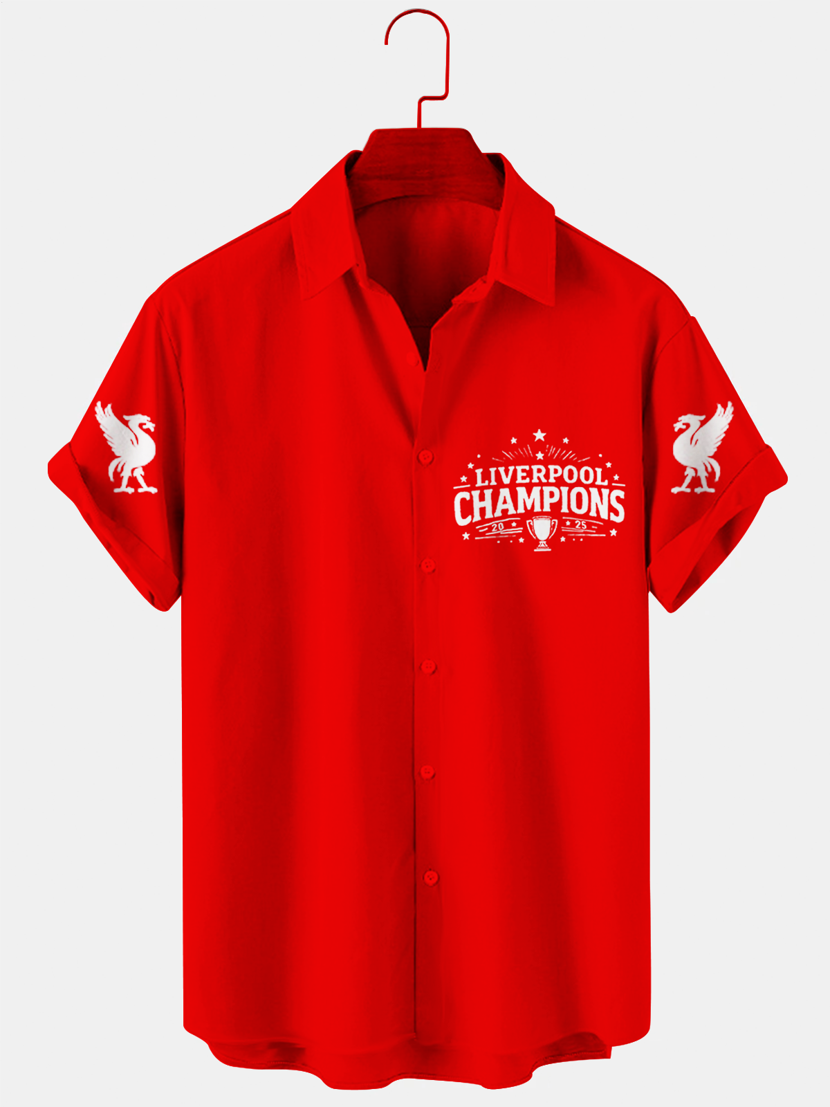 Liverpool FC Champions Men's Short Sleeve Shirts
