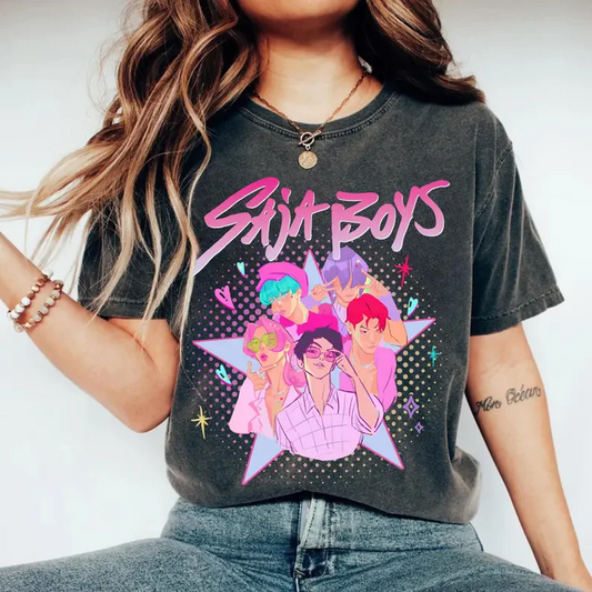 Kpop Saja Boys Crew Neck T-Shirt