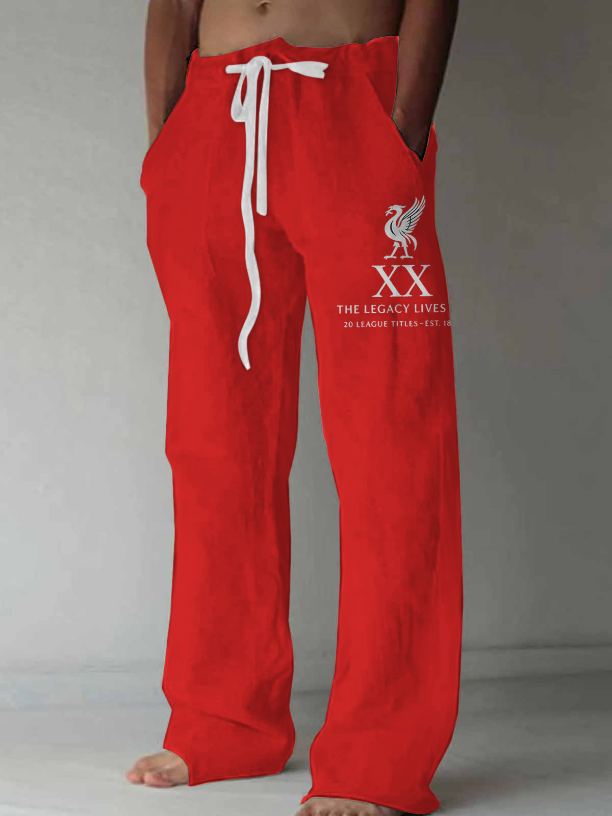 Liverpool Champions 2025 Men's Casual Elastic Waist Pants