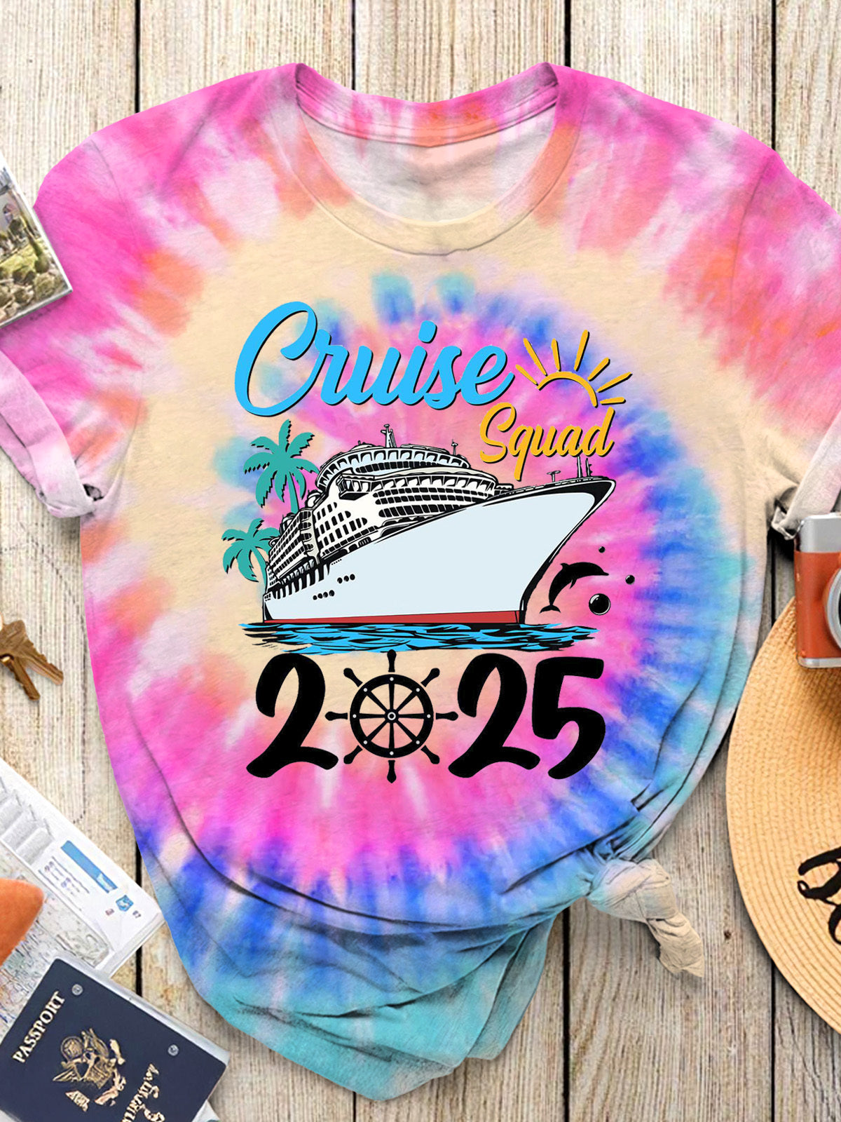 Cruise Squad 2025 Crew Neck T-shirt