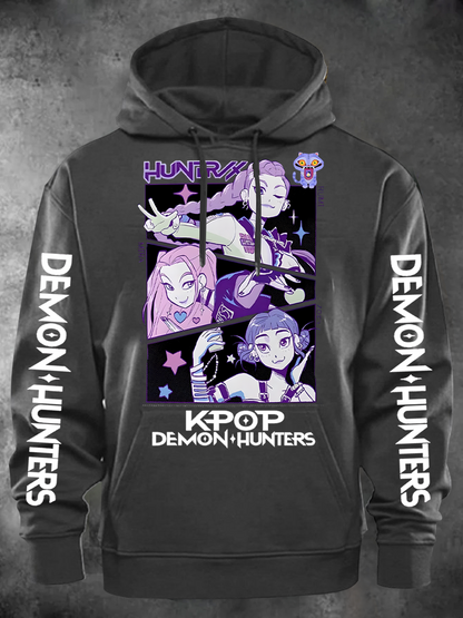 Unisex Demon Hunter Printed Classic Hoodie