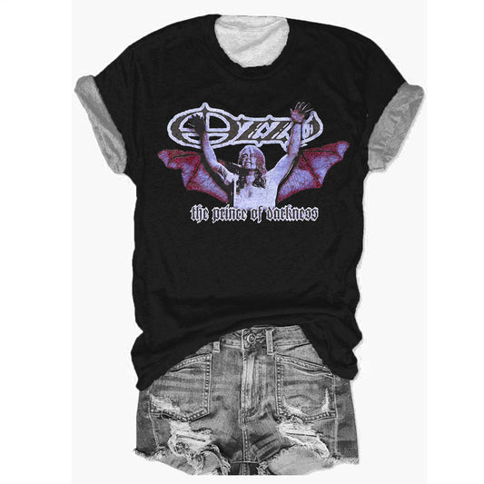 In Memory of Ozzy Osbourne Unisex cotton crew neck T-shirt