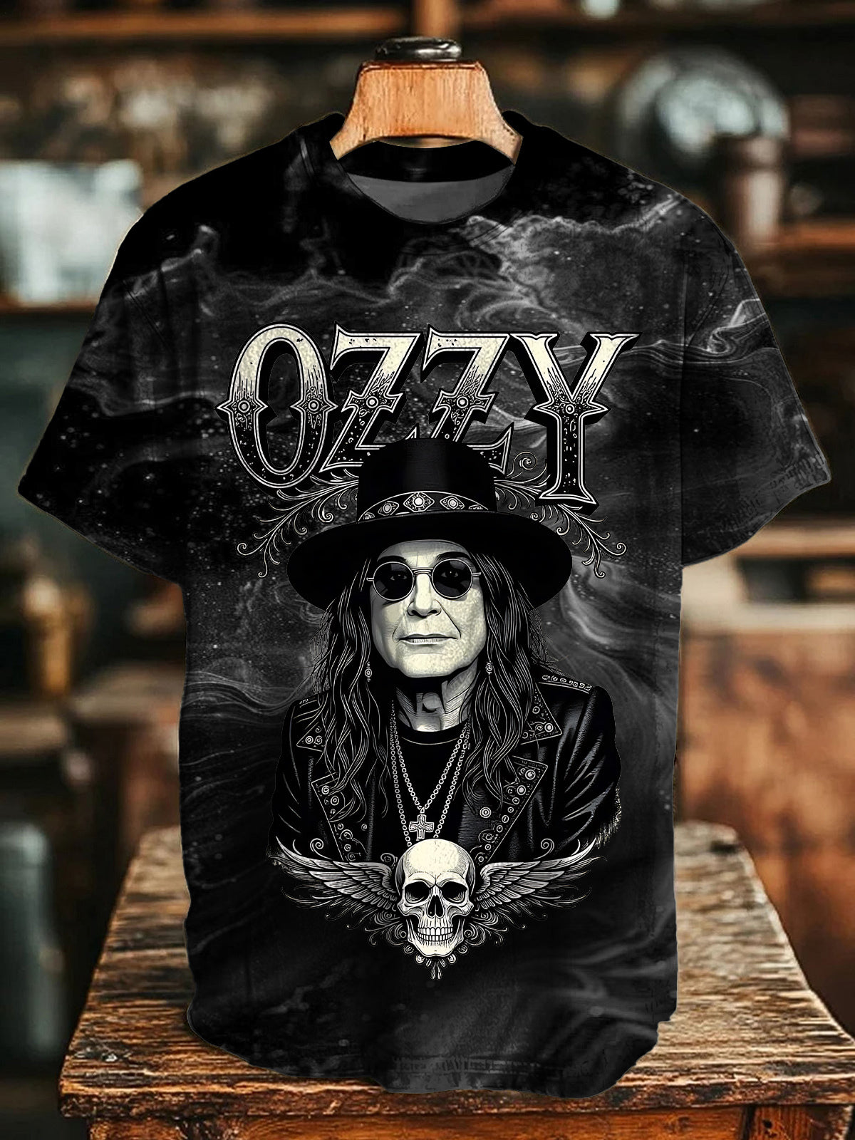 Ozzy Osbourne Dark Crew Neck T-shirt