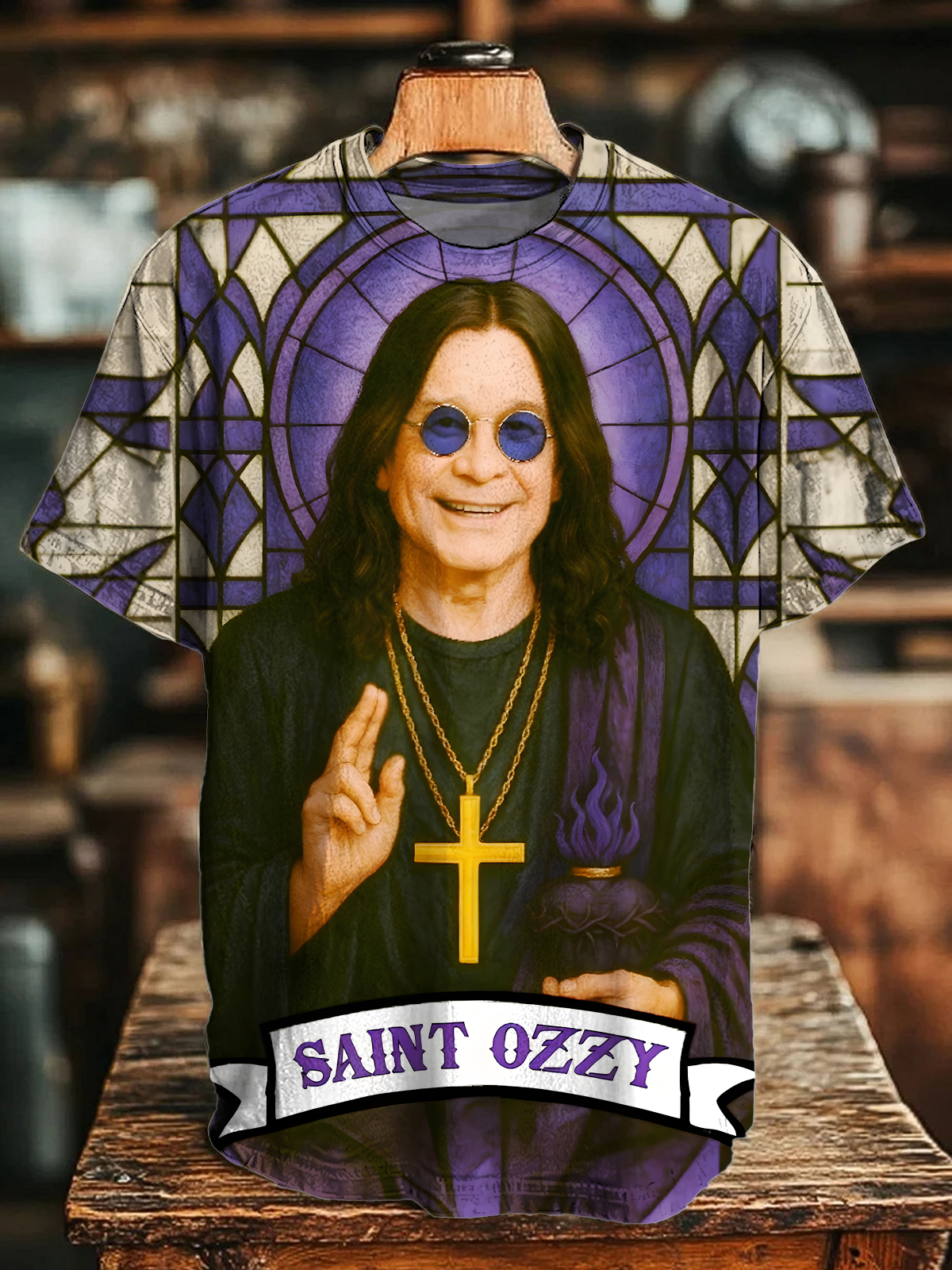 Saint Ozzy Crew Neck T-shirt