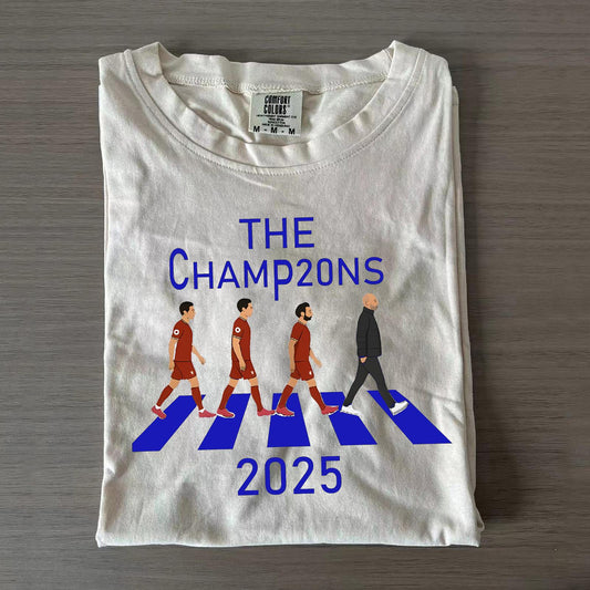 Tottenham Hotspur Europa League Champions 2025 Crew Neck T-shirts