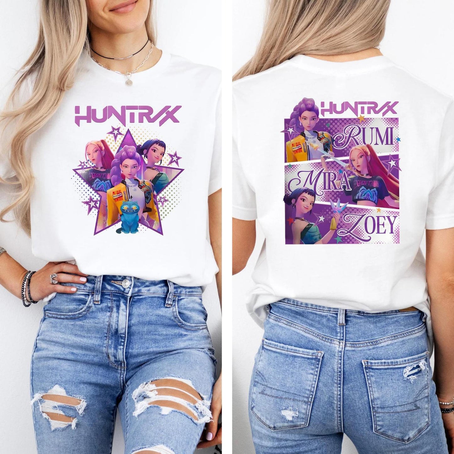Huntrix Demon Hunter Crew Neck T-shirt